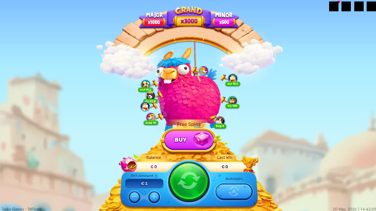 Tapinata funzionalità del gioco